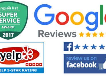 5 star reviews Google Facebook Yelp