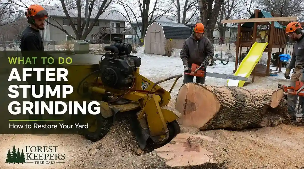 What to Do After Stump Grinding